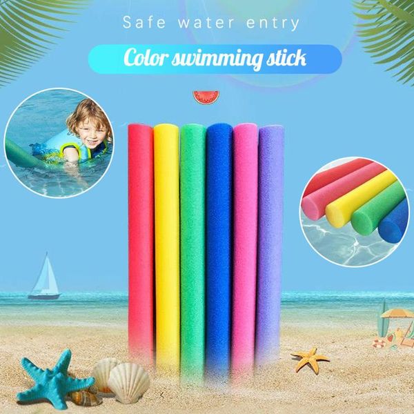 

swimming swim pool noodle water float aid noodles foam for children over 5 years old and colorful #gh & accessories