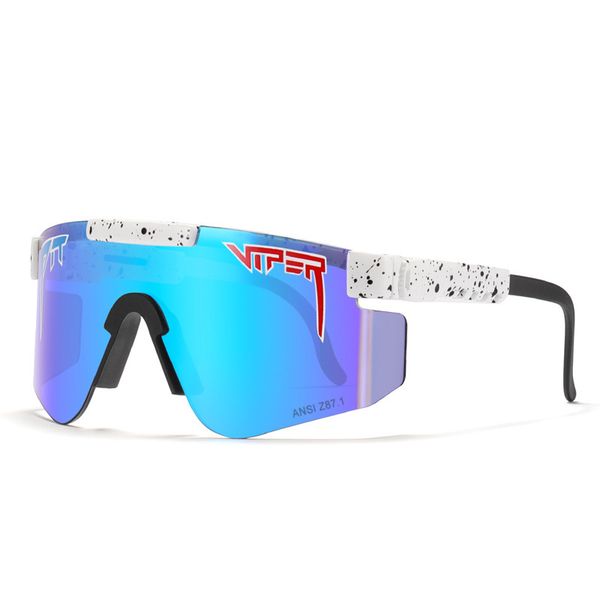 

pit viper sunglasses big pc integrated windproof riding goggles z87 lens frame, White;black