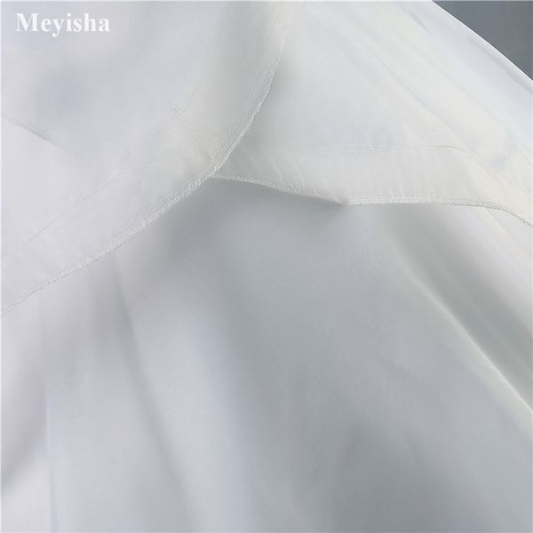 ZJ9043 2021 Alta Qualidade Branco Marfim Vestidos de Casamento Lace Up Voltar Vestidos de Noiva Mulheres Tamanho 2-26W262V