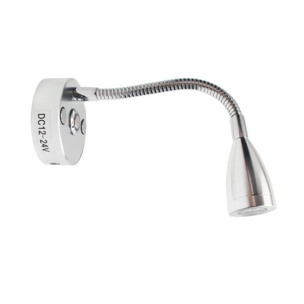 

wall lamp flexible hose 3w led lamps with switch modern indoor aluminum light for home usb bedside reading lighting