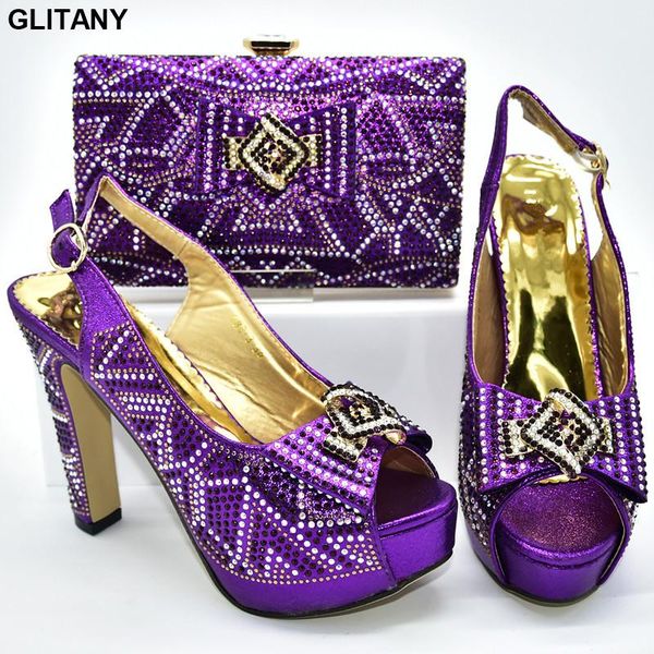 

african wedding shoes and bag set nigerian matching in heels women heel elegant dress, Black
