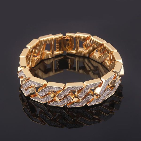 

charm bracelets punk style gold bracelet made of zinc alloy men's and women's holidays give gifts jewelry, Golden;silver