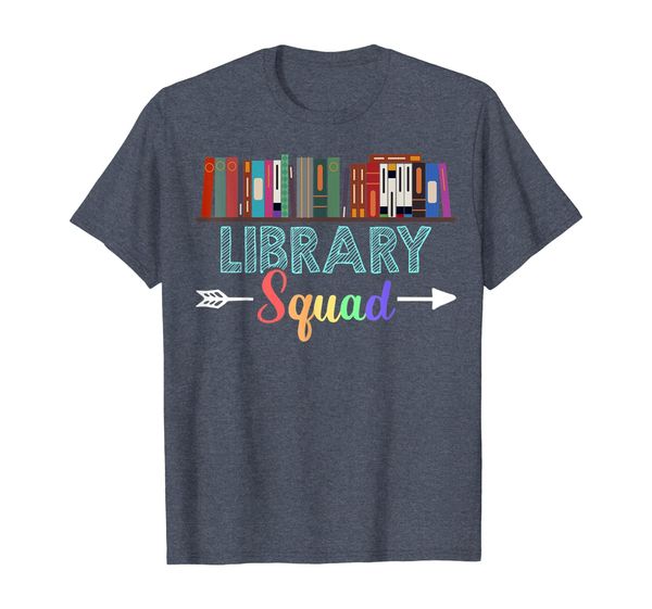 

Library Squad Tshirt Bookworm Book Lovers Gifts Librarian T-Shirt, Mainly pictures