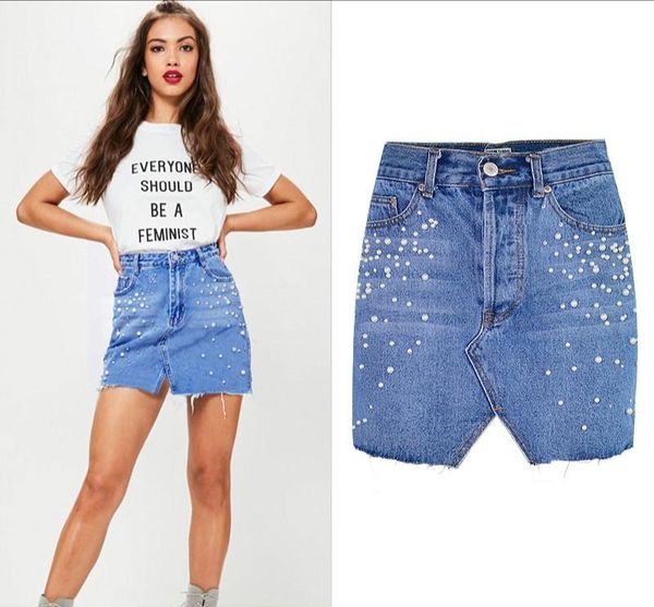 

skirts zipper women mini denim irregular ladies jean skirt solid short, Black