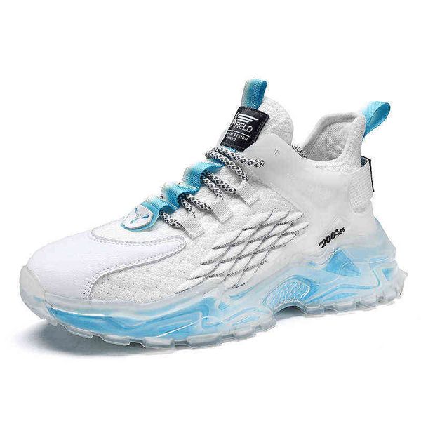 

cf running shoes men's thin breathable mesh sports thick soled dad