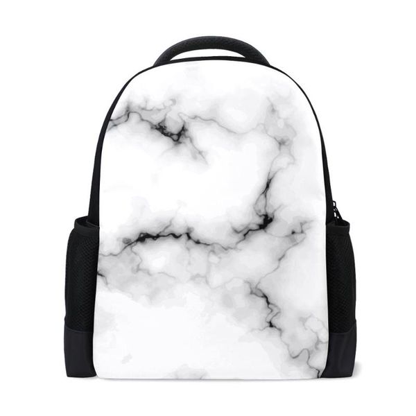 

women backpacks school children bags for girls kids primary book bag children's waterproof marble printing backpack