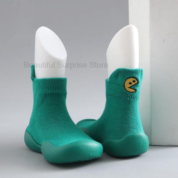 

first walkers fashion cartoon sock shoes for born baby boy girls knit boots infant soft bottom soles nonslip floor socks slipper