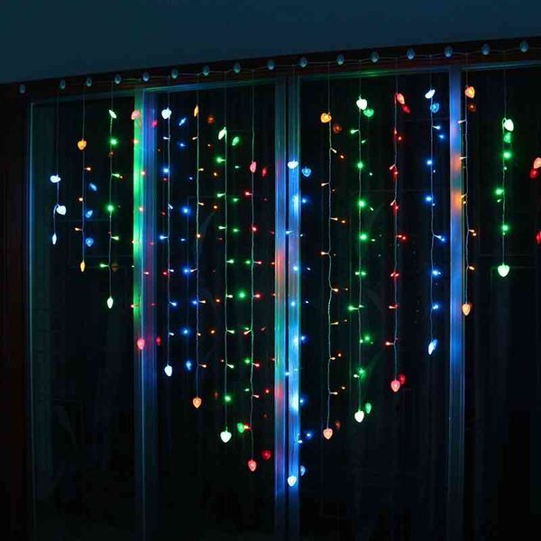 

origin led string creative wedding decoration love curtain lamp