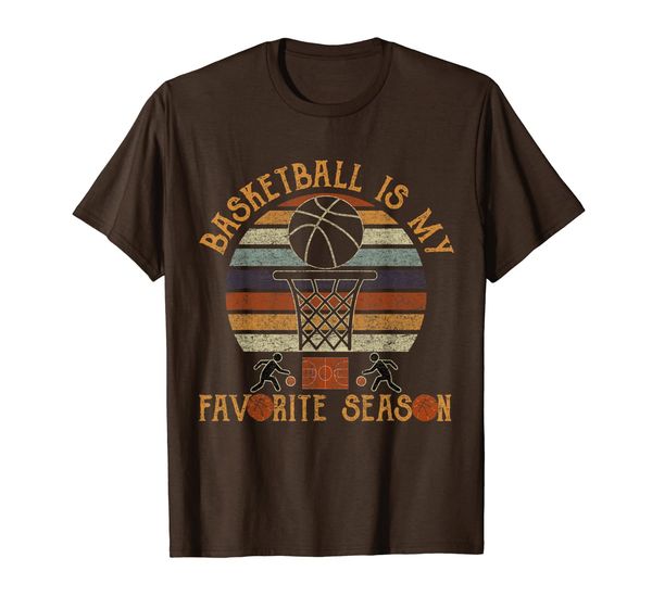 

basketball is my favorite season vintage tee t-shirt, White;black