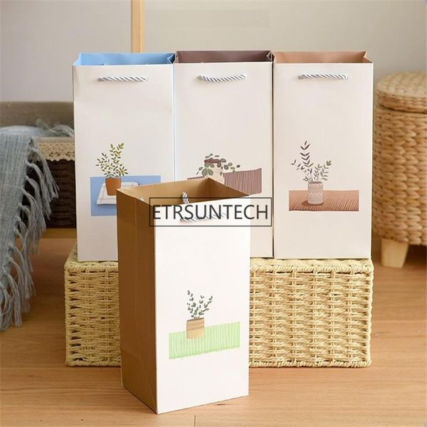 

gift wrap 100pcs cute party bags bag with handles bottle wedding birthday present
