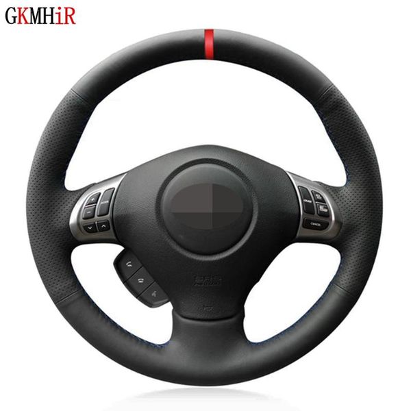 

steering wheel covers non-slip genuine leather car cover for forester 2008-2012 impreza 2008-2011 legacy 2008-2010 exiga 2009