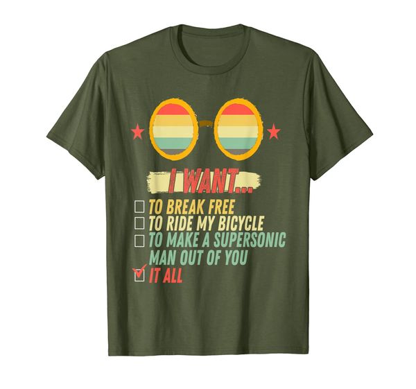

Music lover Gift I Want It All Music T-Shirt, Mainly pictures