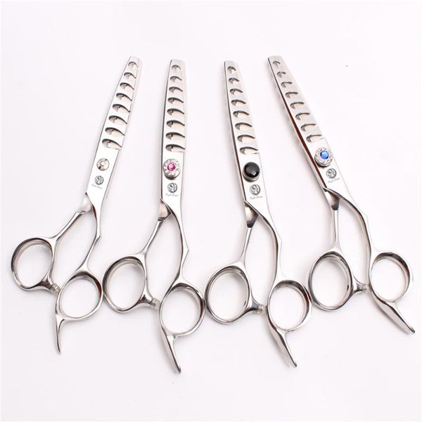 

hair scissors 6" 17cm jp 440c purple dragon hairdressing thinning shears 8 teeth professional salon styling tool z2007