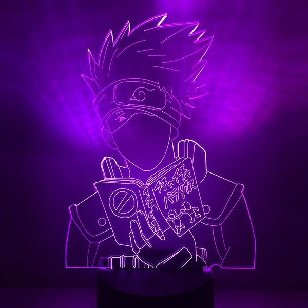 

night lights 3d light for child bedroom decor desk lamp japanese anime figure led nightlight