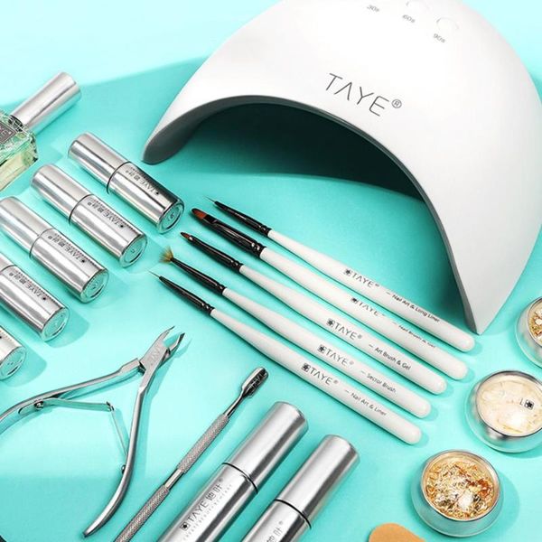 

nail art kits tool set multi function shaping styles abs gel polish manicure kit soak off tools