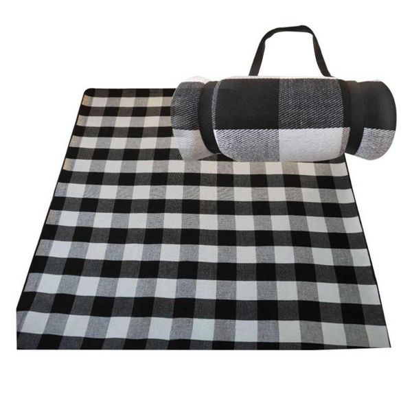 

outdoor pads large waterproof beach mat picnic blanket sandproof and tote for camping hiking grass travel
