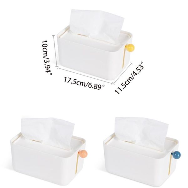 

tissue boxes & napkins case with removable handle gifts for neighbors various occasions presents napkin holder smooth edges anti slip 85ac