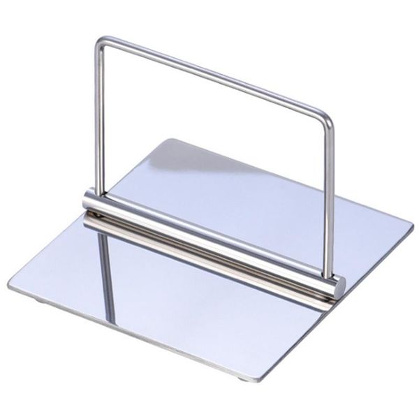 

hooks & rails square thick creative stainless steel paper towel holder napkin el restaurant table press