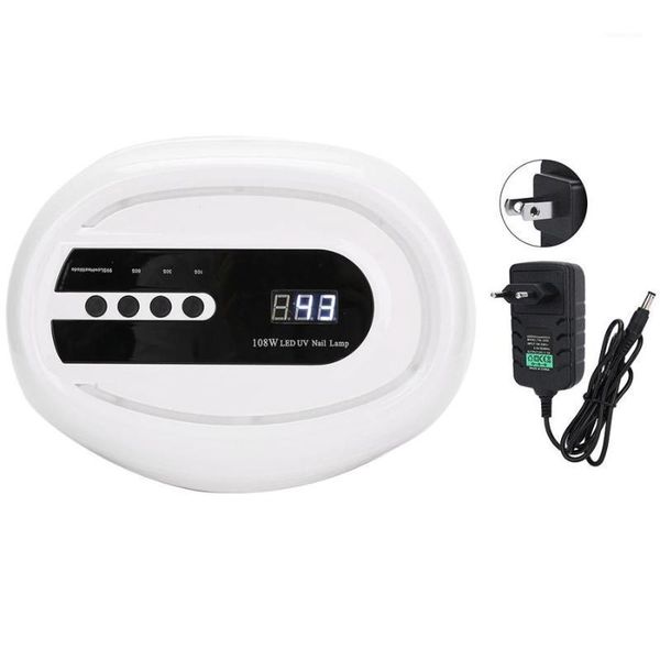 

nail lamp gel curing light painless uv / led dual source polish dryer for nails1