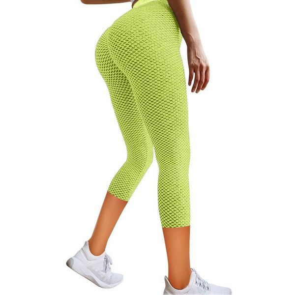 

fitness push up leggings women high waist workout gym pants elastic slim sports letters print female plus size mesh women's, Black