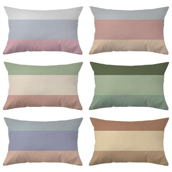 

cushion/decorative pillow nanacoba pilowcase for pillows bedroom sleeping cover geometric stripes pattern cushion living room bed sofa