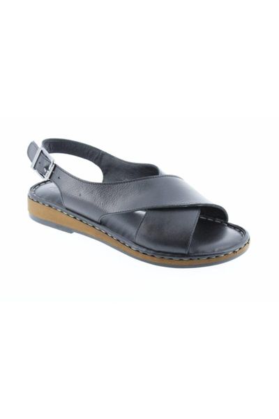 

sandals ertu red skin wedges, Black