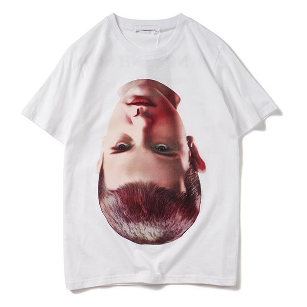 

famous men's designer tee hip-hop 3d hd little boy pure cotton loose summer black and white s-xl size, White;black