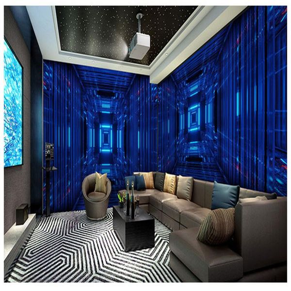 

wallpapers custom 3d canvas simple fashion future sense of science and technology alternative punk style business home background wallpaper