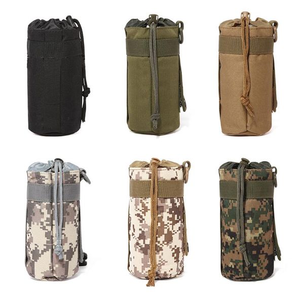 

outdoor bags military molle water bottle cycling camping hunting holder multifunction kettle carrier pouch