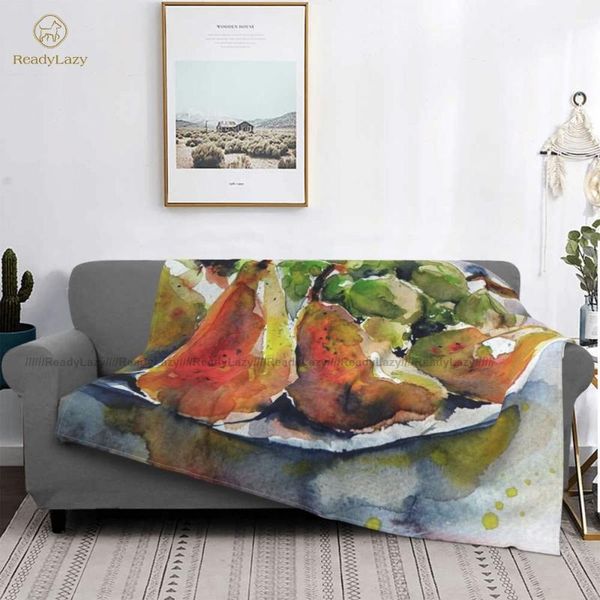 

pear blanket warm fleece outdoor super soft fashion bedspread blankets