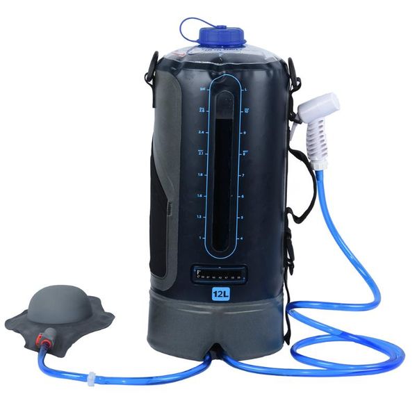 

hydration packs 12l portable foldable heating outdoor camping tpu large capacity hiking beach drinking leakproof solar energy shower bag coo