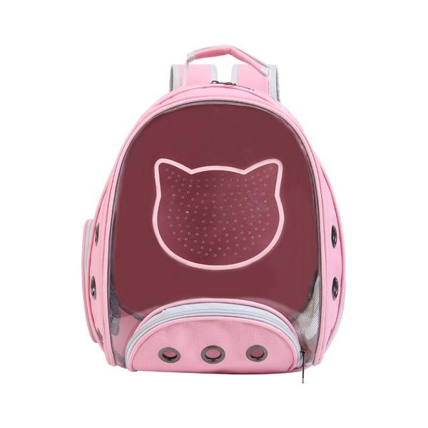 

cat carriers,crates & houses pet carrier backpack travel outdoor shoulder bag breathable transparent dogs supplies space small for