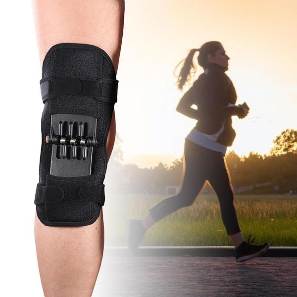

elbow & knee pads 1pc brace detachable high elastic nylon sports protective gear supplies for runner patella stabilizer, Black;gray