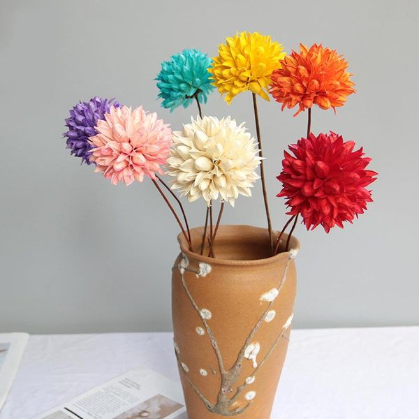 

decorative flowers & wreaths magnolia hydrangea home decoration mini flower handmade dry shooting props christmas wedding arrangement decor