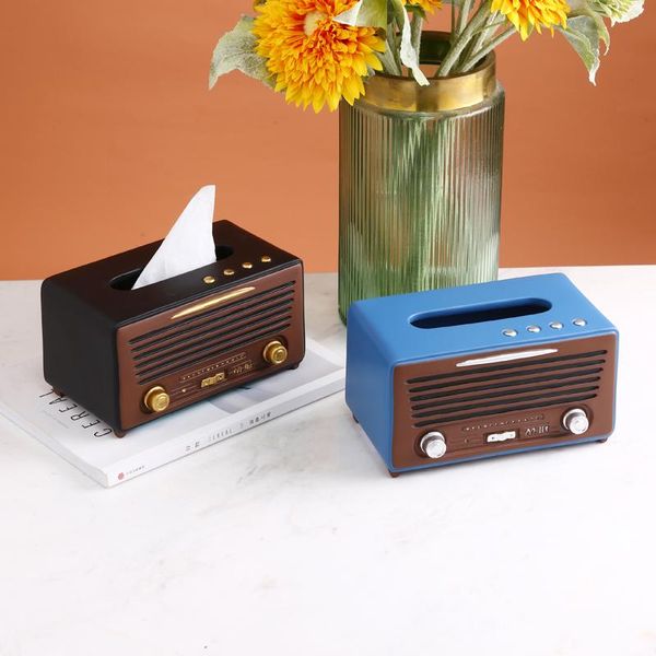 

tissue boxes & napkins american retro speaker box decoration home living room