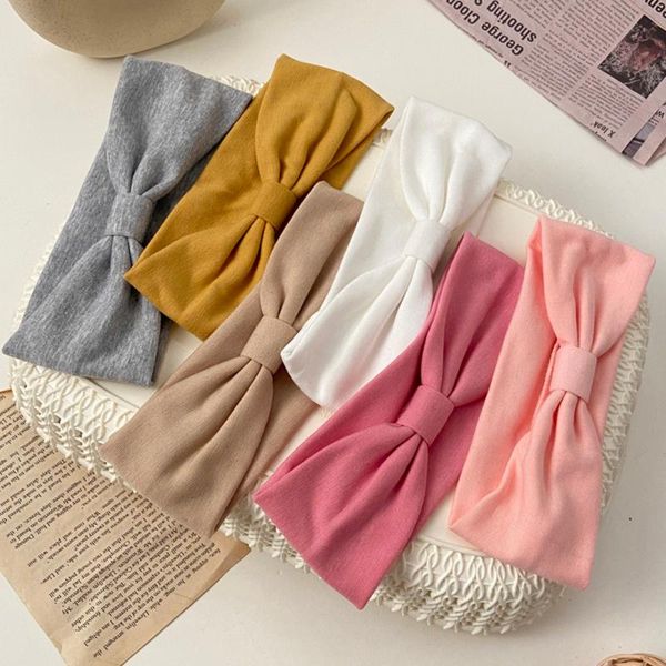 

hair clips & barrettes 12 color cotton knot bow headband for women girl 2021 elastic headbands twist fashion cross accessories, Golden;silver