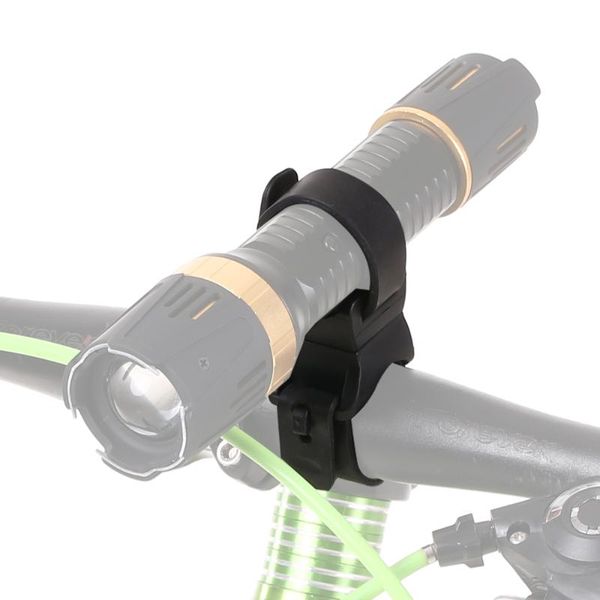

bike lights mount holder universal bicycle 360Â° rotating torch cycling clip clamp