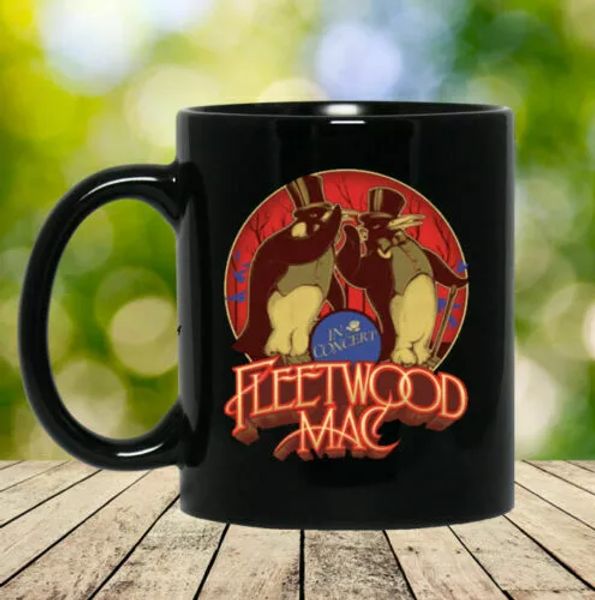 

fleetwood mac in concert tee fleetwood mac coffee mug, White;black