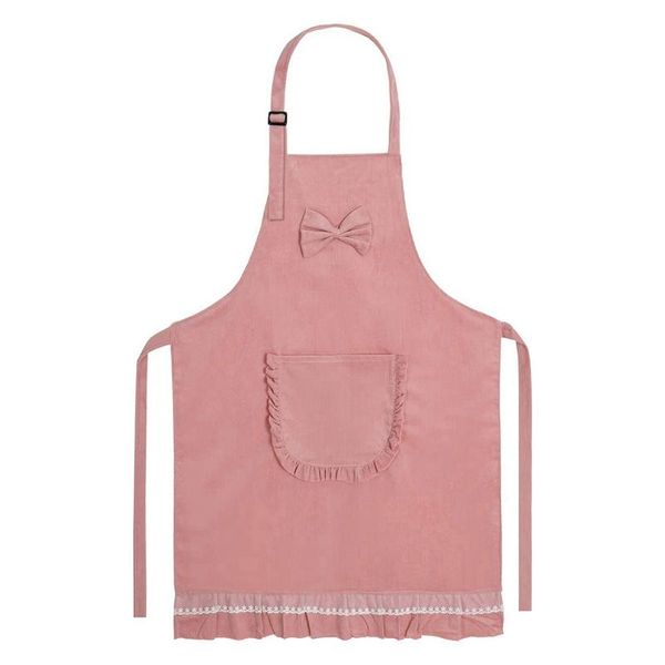 

aprons for women cotton kitchen apron with adjustable neck strap and large pocket bbq cooking baking cleaning