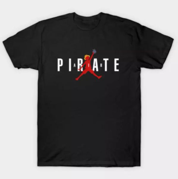 

air pirate air sport parody anime manga black t-shirt s-6xl, White;black
