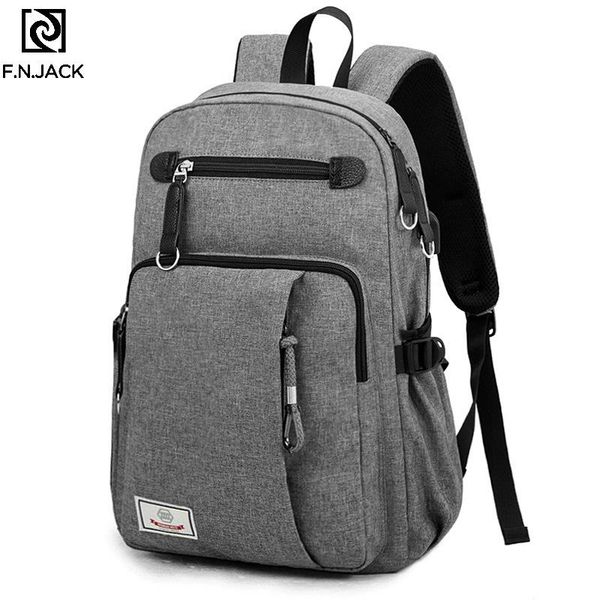 

backpack f.n.jack creative student school bag travel bags large capacity fashion computer shoulder outdoor men bagpacks