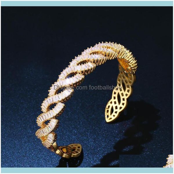 

bangle bracelets jewelrydesigners fashion jewelry womens micro inlaid zircon open creative personality exquisite bracelet aessories drop del, Black