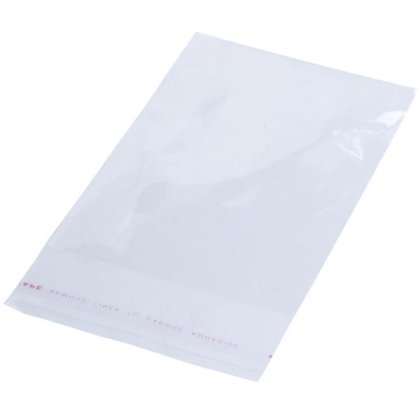 

clear self adhesive seal plastic bags 14x8cm storage