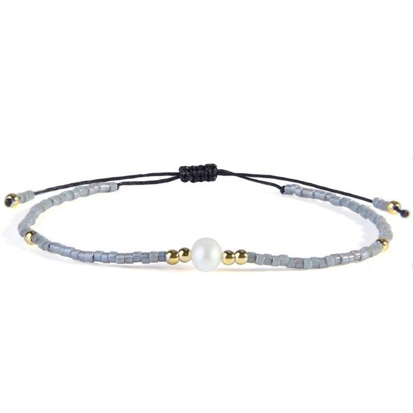 

charm bracelets kelitch exclusive natural beads cuff bangles woven braided string jewelry pulsera, Golden;silver