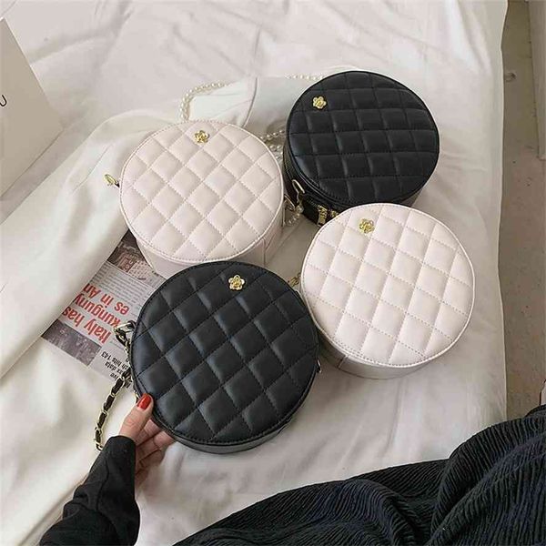 

women's 2021 new lingge chain small round bag