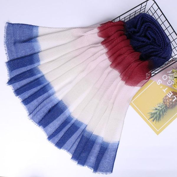 

scarves shimmer lurex shawl muslim crinkled hijabs islamic glitter turban femme musulman foulard wrap lightweight, Blue;gray