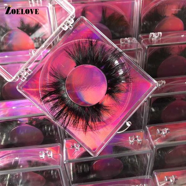 

real mink eyelash extension in bulk fake eyelashes packaging box beauty makeup full strip lashes wholesale 25mm lash vendors1