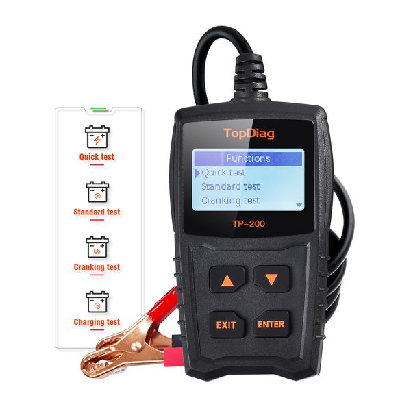 

jdiag bt200 12v car automotive battery tester analyzer diagnostic tool reliable charging test data