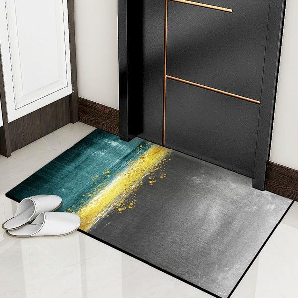 

carpets high foam leather floor mat doorway entrance household carpet doormat door non-slip
