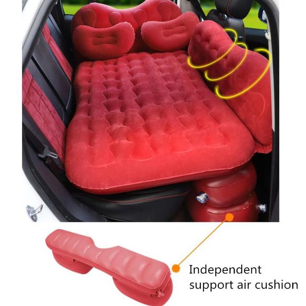 

car travel bed suv inflatable mattres back seat outdoor camping mattress with pillow sofa luchtbed accessories other interior